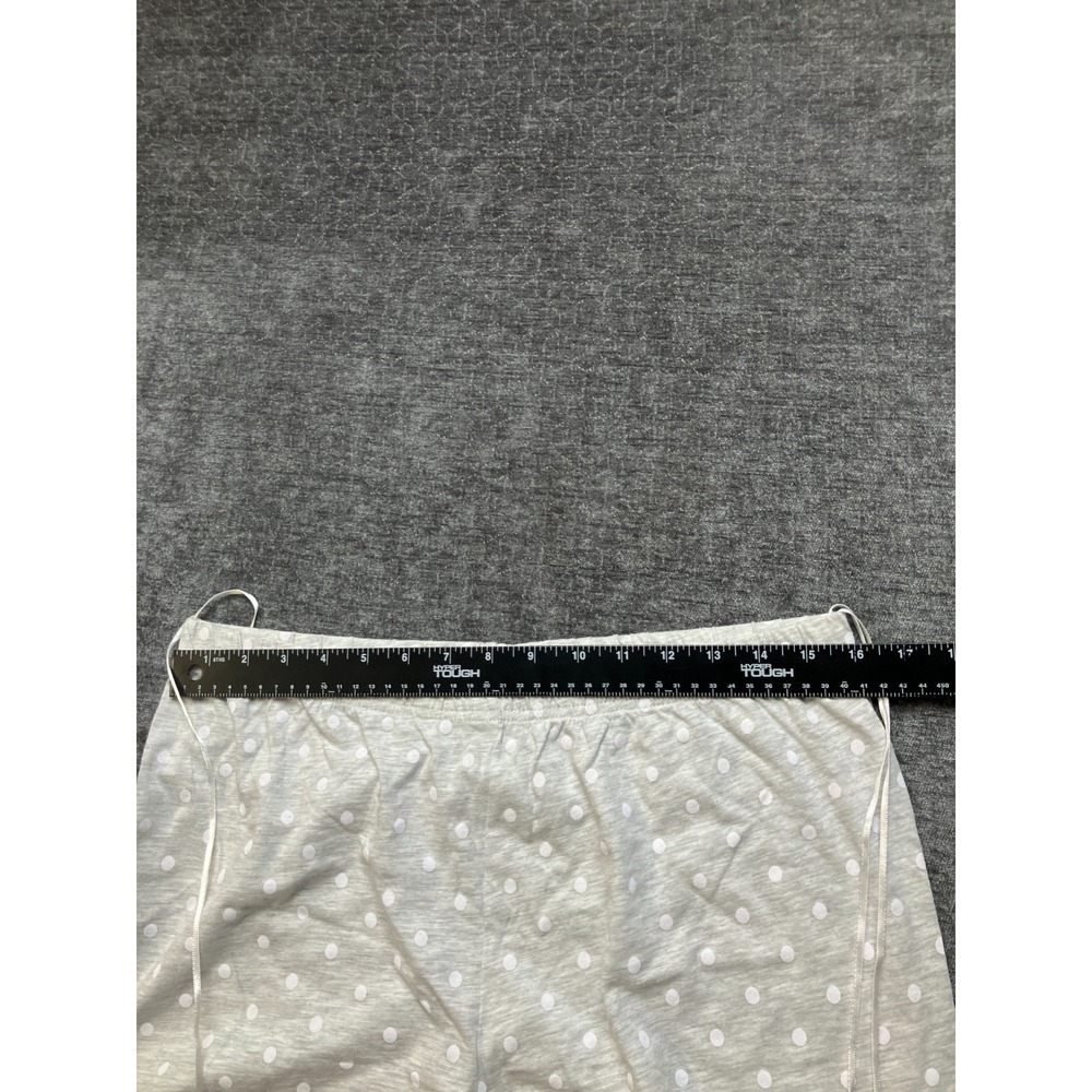 Disney Primark Lounge Shorts Womens Large‎ Gray Polka Dot Side Tie Sleepwear - Picture 4 of 9